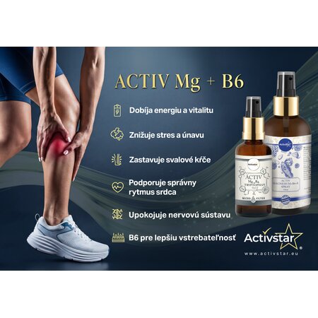 ACTIV Mg + B6 TRYPTOFAN - szublingvális spray 50 ml