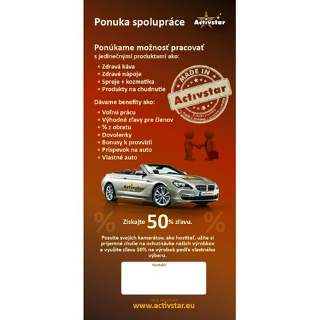 Flyer slimcoffee + együttműködés